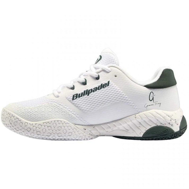 Zapatillas Bullpadel Gemma Triay Elite 24I Blanco Verde Mujer Pádel Élite