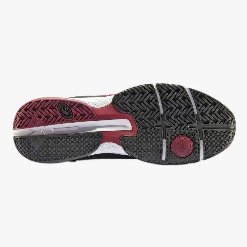 Zapatillas Bullpadel Paquito Navarro Hack Hybrid Fly 22I Vino Burdeos Pádel Elite