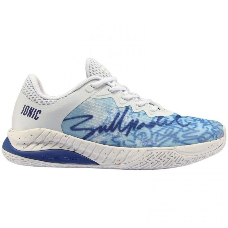 Zapatillas Bullpadel Ionic 24I Blanco Azul Celeste Mujer Pádel Elite