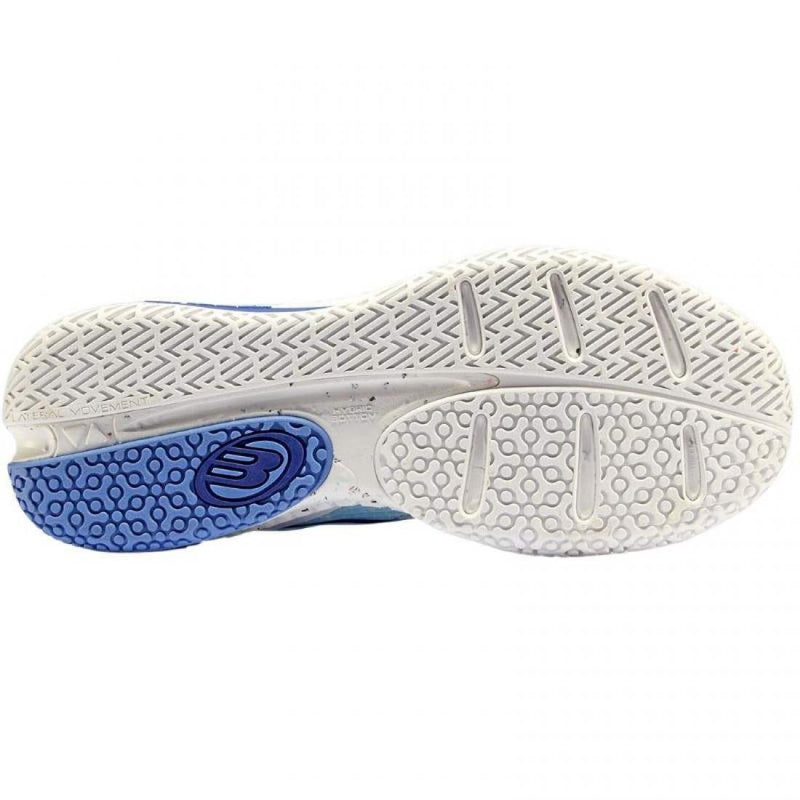 Zapatillas Bullpadel Ionic 24I Blanco Azul Celeste Mujer Pádel Elite