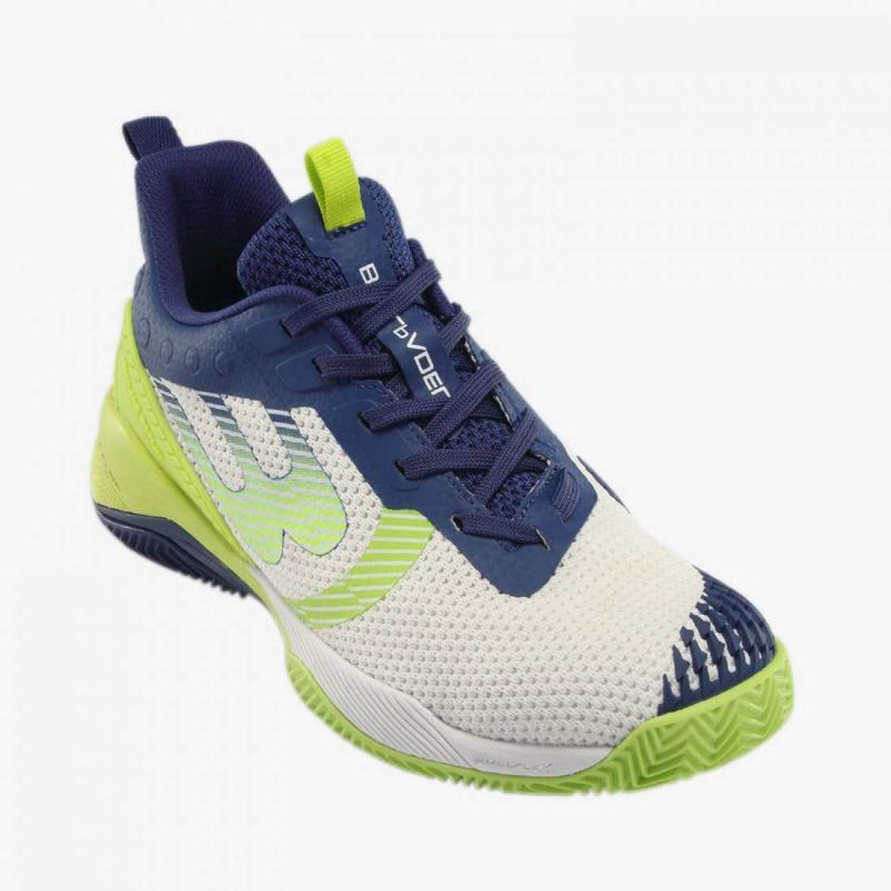 Zapatillas Bullpadel Juan Tello Vertex Grip 22I Blanco Verde Pádel Elite