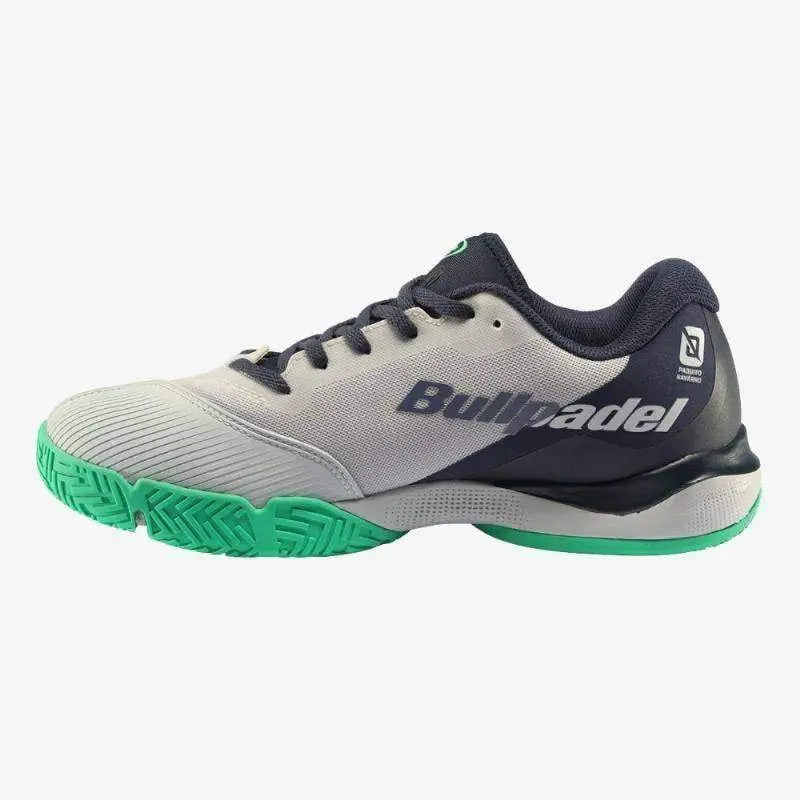 Zapatillas Bullpadel Paquito Navarro Hack Hybrid Fly 23I Gris Claro Pádel Elite