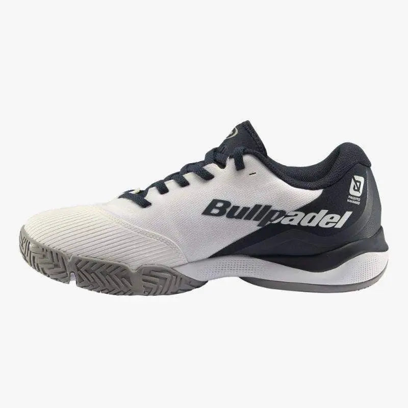 Zapatillas Bullpadel Paquito Navarro Hack Hybrid Fly 23V Blanco Pádel Elite