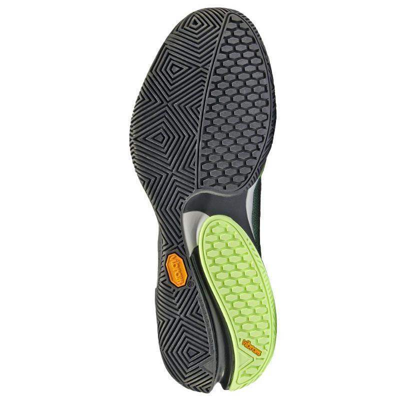 Zapatillas Bullpadel Paquito Navarro Hack Vibram 24V Amarillo Azufre Fluor | Bullpadel Pádel Elite