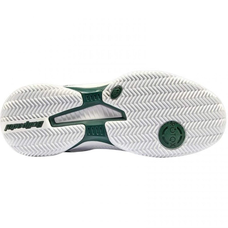 Zapatillas Bullpadel Performance Grip 24I Blanco Verde Pádel Elite