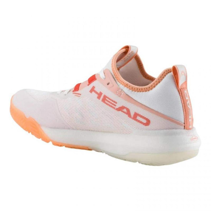 Zapatillas Head Motion Pro Blanco Coral Mujer Pádel Elite