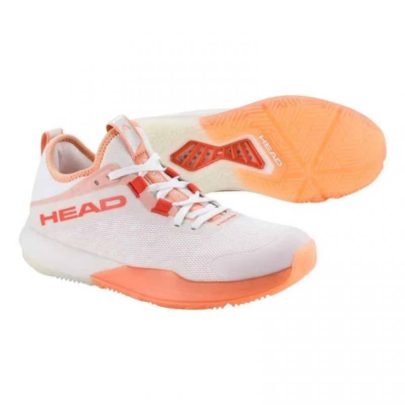 Zapatillas Head Motion Pro Blanco Coral Mujer Pádel Elite