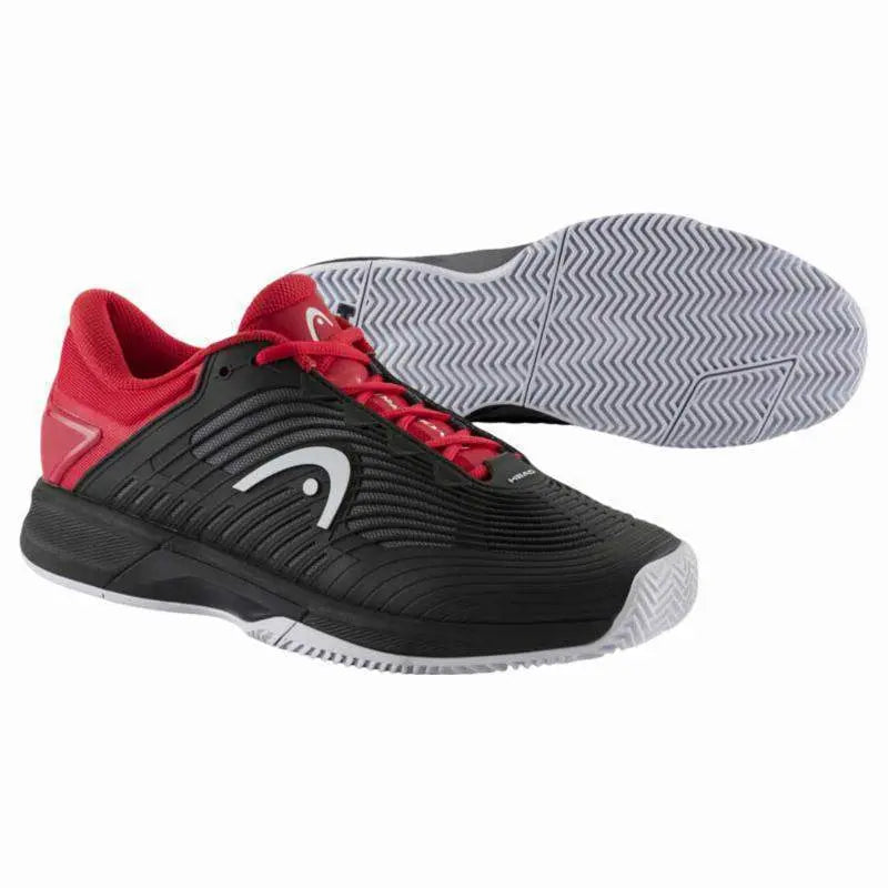 Zapatillas Head Revolt Pro 4.5 Clay Negro Rojo Pádel Elite