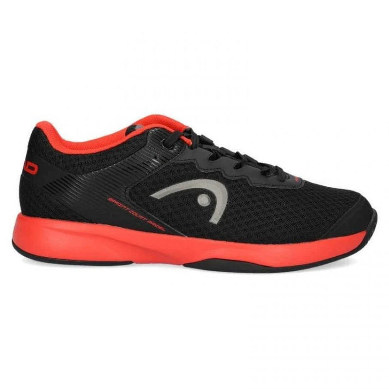 Zapatillas Head Sprint Court Padel Negro Rojo Pádel Élite