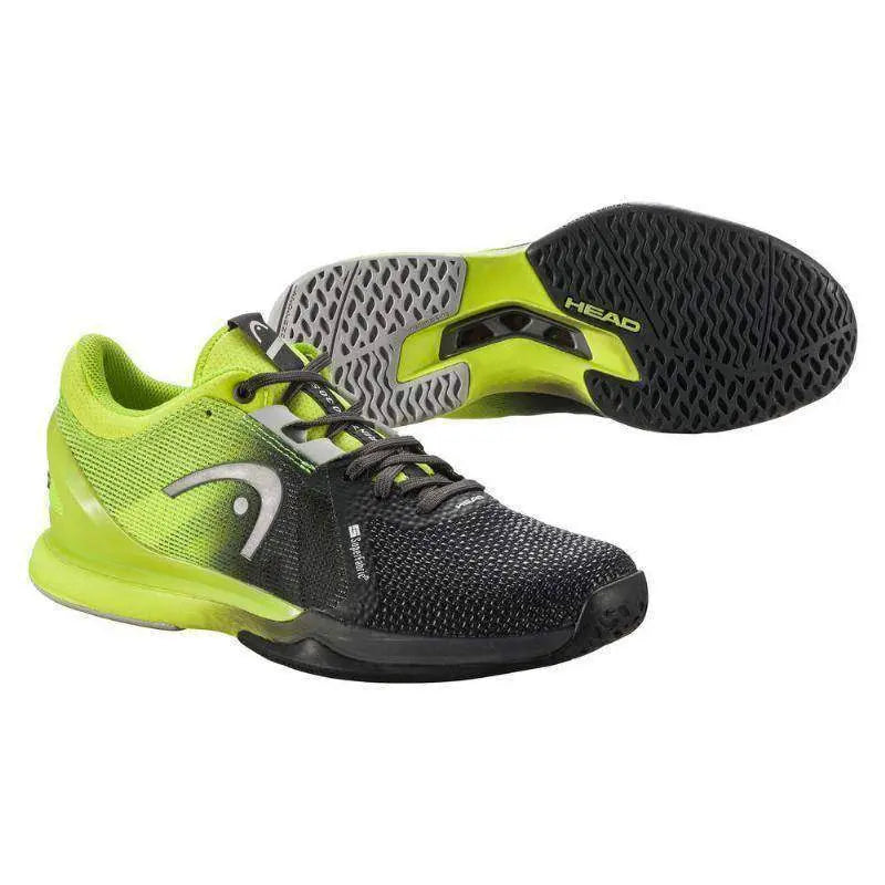 Zapatillas Head Sprint Pro 3.0 SF Negro Lima Mujer Pádel Elite