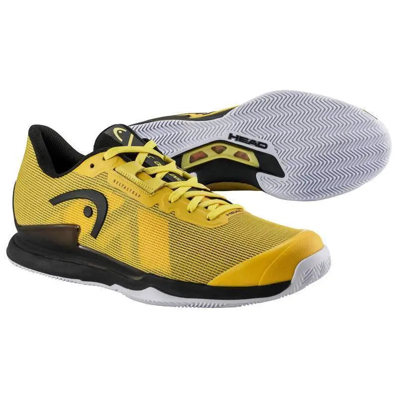 Zapatillas Head Sprint Pro 3.5 Clay Banana Negro Pádel Elite