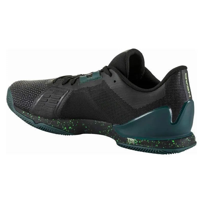 Zapatillas Head Sprint Pro 3.5 SF Clay Negro Verde Bosque Pádel Elite