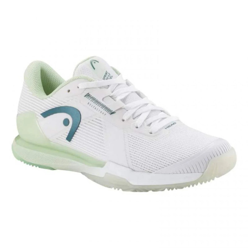 Zapatillas Head Sprint Pro 4.0 Blanco Verde Mujer Pádel Elite