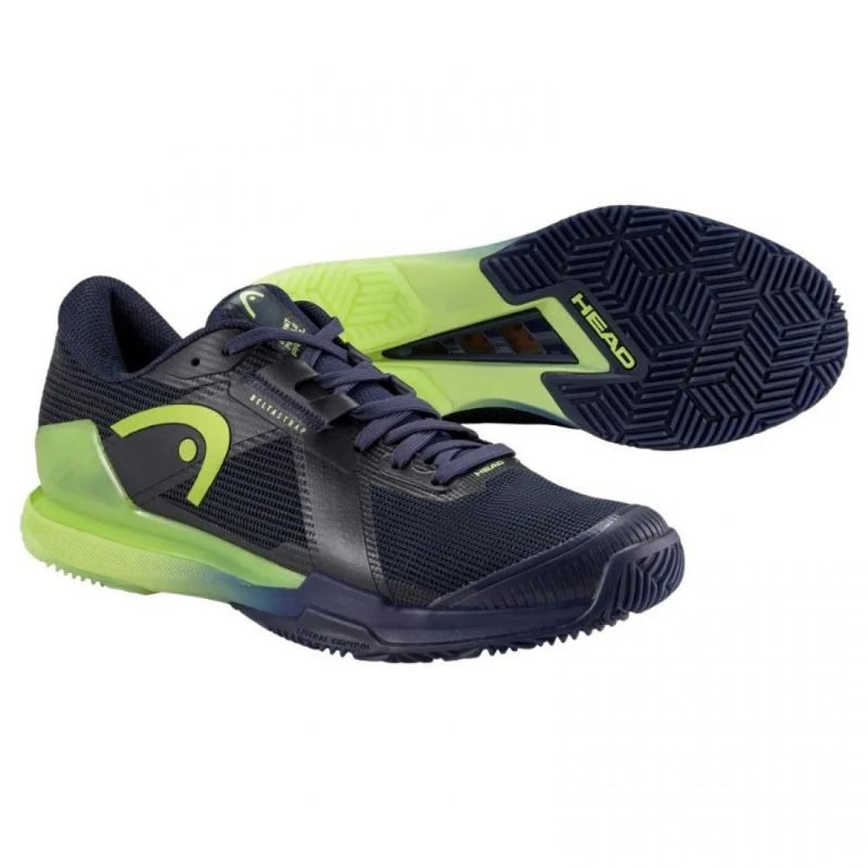 Zapatillas Head Sprint Pro 4.0 Padel Azul Marino Lima Pádel Elite