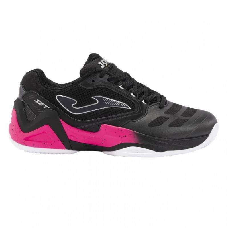 Zapatillas Joma Set 2401 Negro Fucsia Mujer Pádel Élite