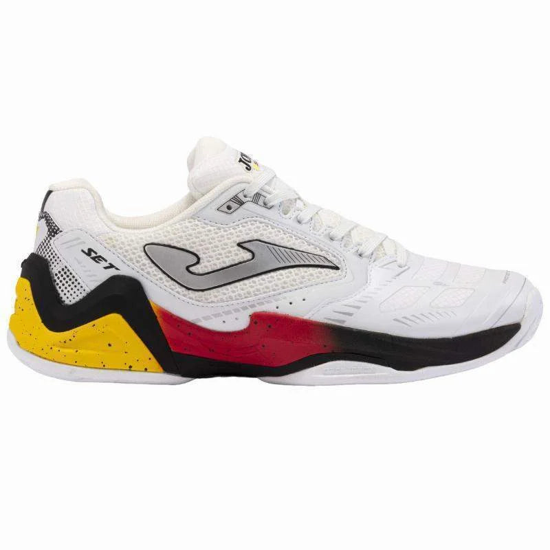 Zapatillas Joma Set 2402 Blanco Rojo Pádel Élite