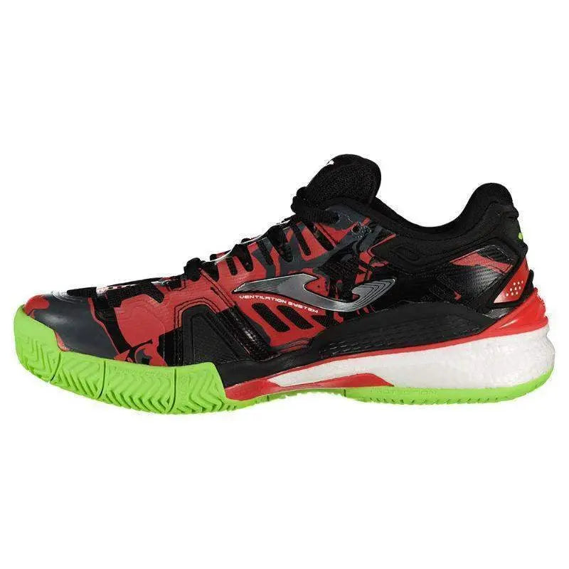 Zapatillas Joma WPT Slam 2301 Negro Rojo Pádel Elite