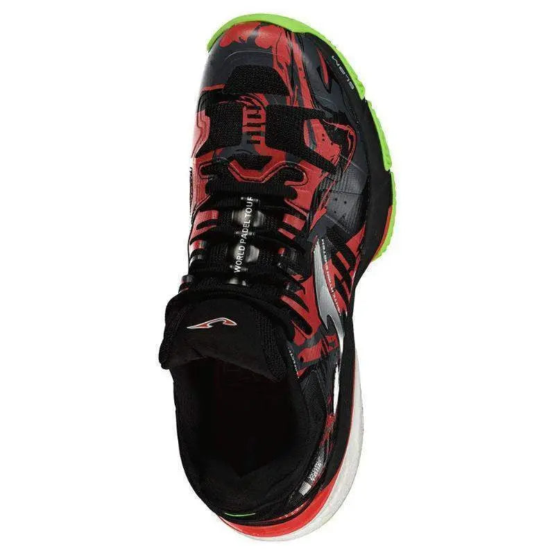 Zapatillas Joma WPT Slam 2301 Negro Rojo Pádel Elite