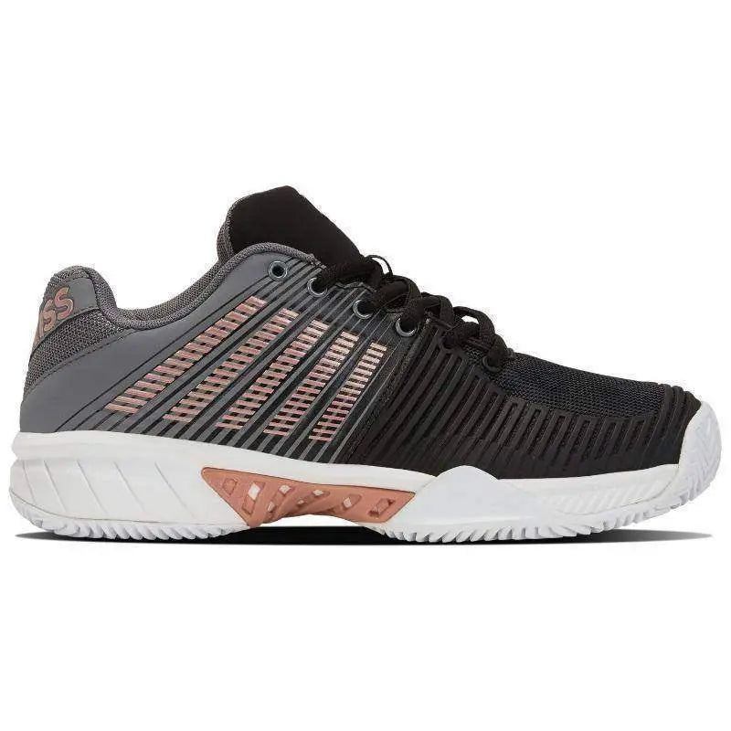 Zapatillas Kswiss Express Light 2 HB Negro Gris Rosa Mujer Pádel Elite