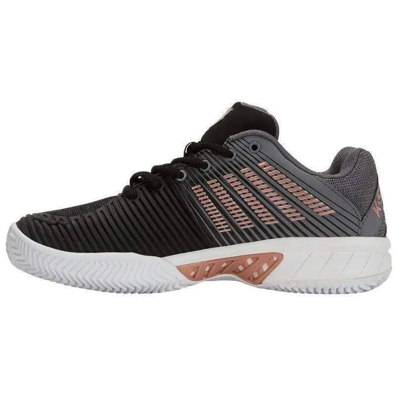 Zapatillas Kswiss Express Light 2 HB Negro Gris Rosa Mujer Pádel Elite