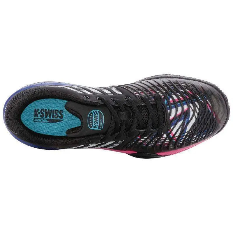 Zapatillas Kswiss Express Light 3 HB Padel Negro Azul Rosa Neon Pádel Elite