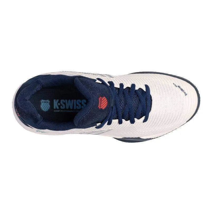 Zapatillas Kswiss Hypercourt Express 2 HB Blanco Azul Pádel Elite