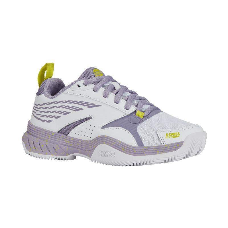 Zapatillas Kswiss Speedex Padel Blanco Lila Mujer Pádel Elite