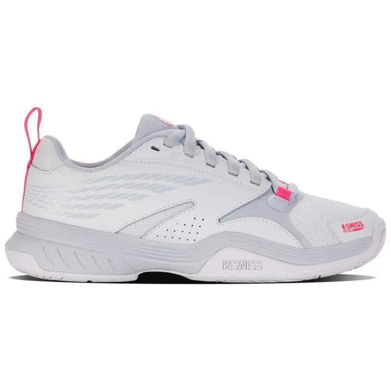 Zapatillas Kswiss Speedex Padel Blanco Rosa Neon Mujer Pádel Elite