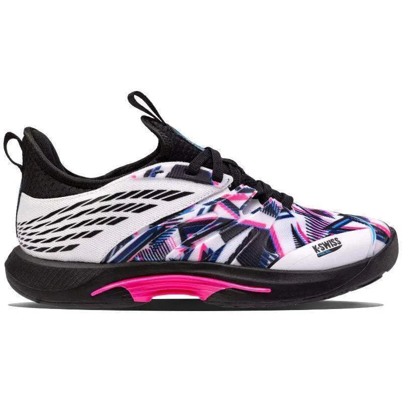 Zapatillas Kswiss Speedtrac Padel Blanco Negro Rosa Neon Pádel Elite