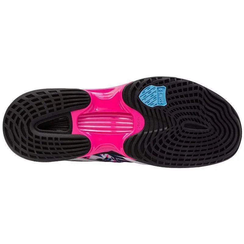 Zapatillas Kswiss Speedtrac Padel Blanco Negro Rosa Neon Pádel Elite