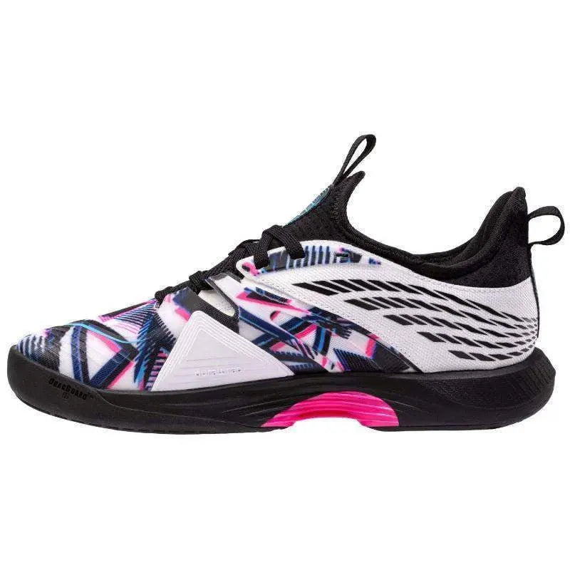 Zapatillas Kswiss Speedtrac Padel Blanco Negro Rosa Neon Pádel Elite