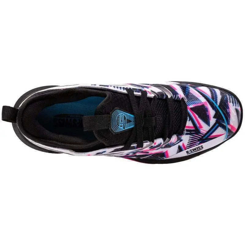 Zapatillas Kswiss Speedtrac Padel Blanco Negro Rosa Neon Pádel Elite