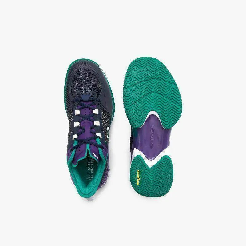 Zapatillas Lacoste AG-LT 21 Ultra Negro Verde Morado Pádel Elite