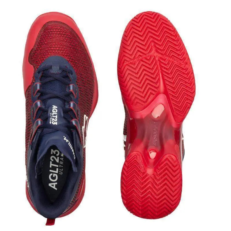 Zapatillas Lacoste Daniil Medvedev AG-LT23 Ultra Rojo Azul Marino Pádel Elite