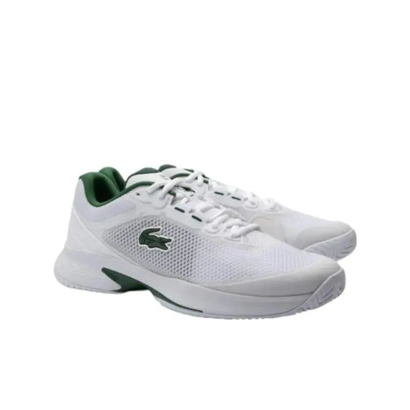 Zapatillas Lacoste Tech Point 124 Blanco Verde Oscuro Pádel Elite