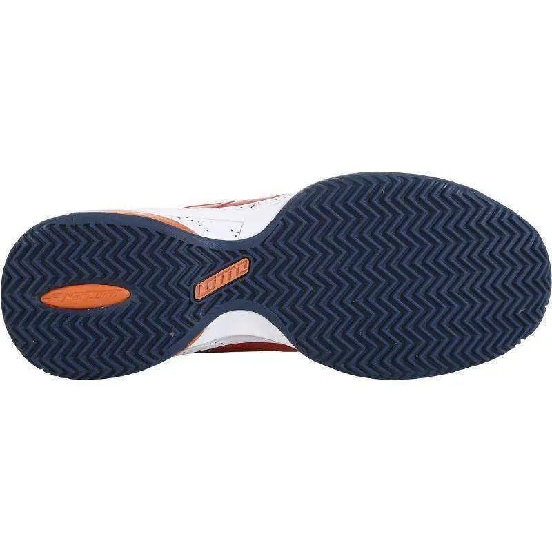 Zapatillas Lotto Mirage 300 III CLY Naranja Blanco Pádel Elite