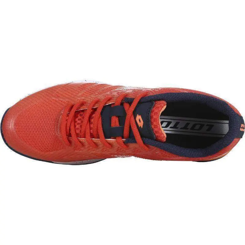 Zapatillas Lotto Mirage 300 III CLY Naranja Blanco Pádel Elite