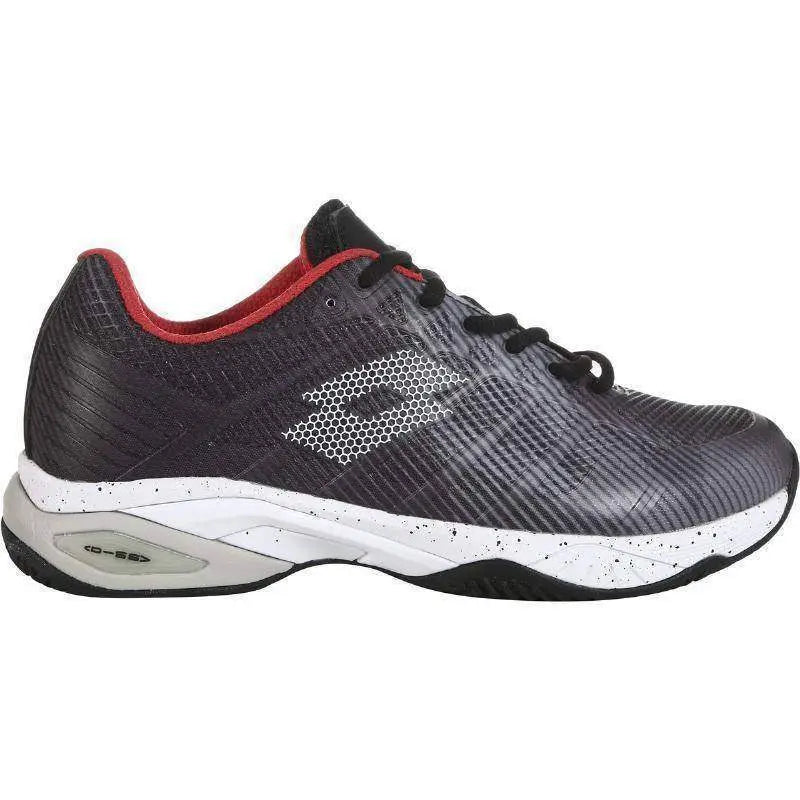 Zapatillas Lotto Mirage 300 III CLY Negro Blanco Rojo Pádel Elite