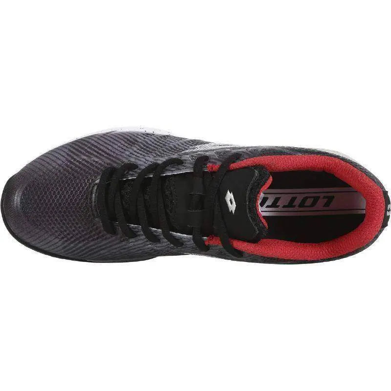 Zapatillas Lotto Mirage 300 III CLY Negro Blanco Rojo Pádel Elite