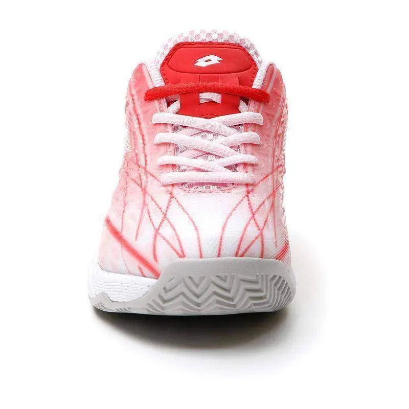 Zapatillas Lotto Mirage 300 Rojo Amapola Blanco Mujer Pádel Elite