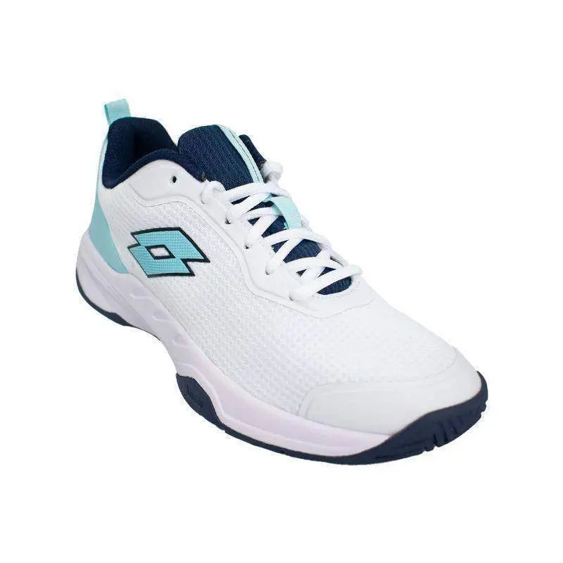 Zapatillas Lotto Mirage 600 ALR Blanco Azul Claro Mujer Pádel Elite