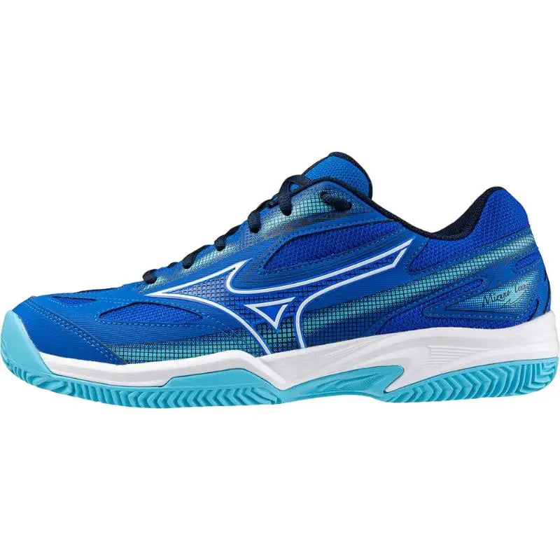 Zapatillas Mizuno Break Shot 4 Clay Azul Blanco Pádel Elite