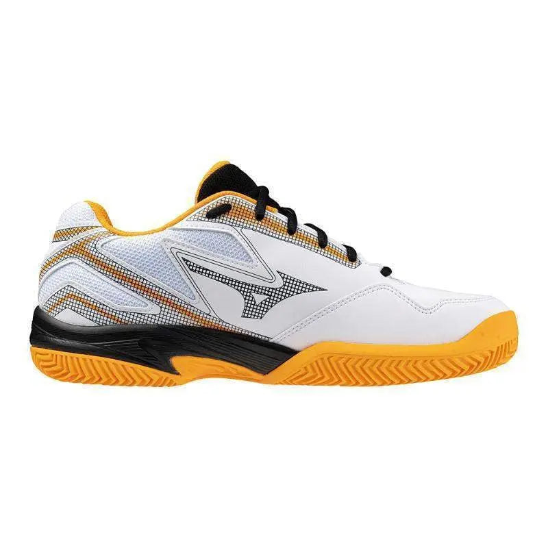 Zapatillas Mizuno Break Shot 4 Padel Blanco Azul Naranja Pádel Elite