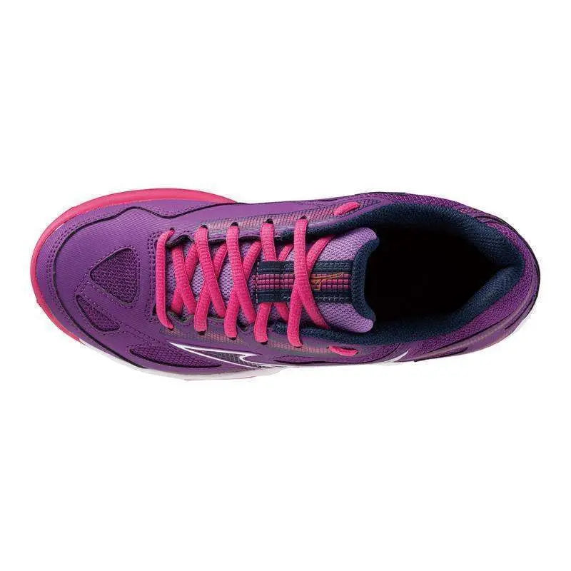 Zapatillas Mizuno Break Shot 4 Padel Morado Blanco Fucsia Mujer Pádel Elite