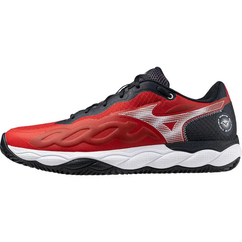 Zapatillas Mizuno Wave Enforce Court Padel Rojo Blanco Negro Pádel Elite