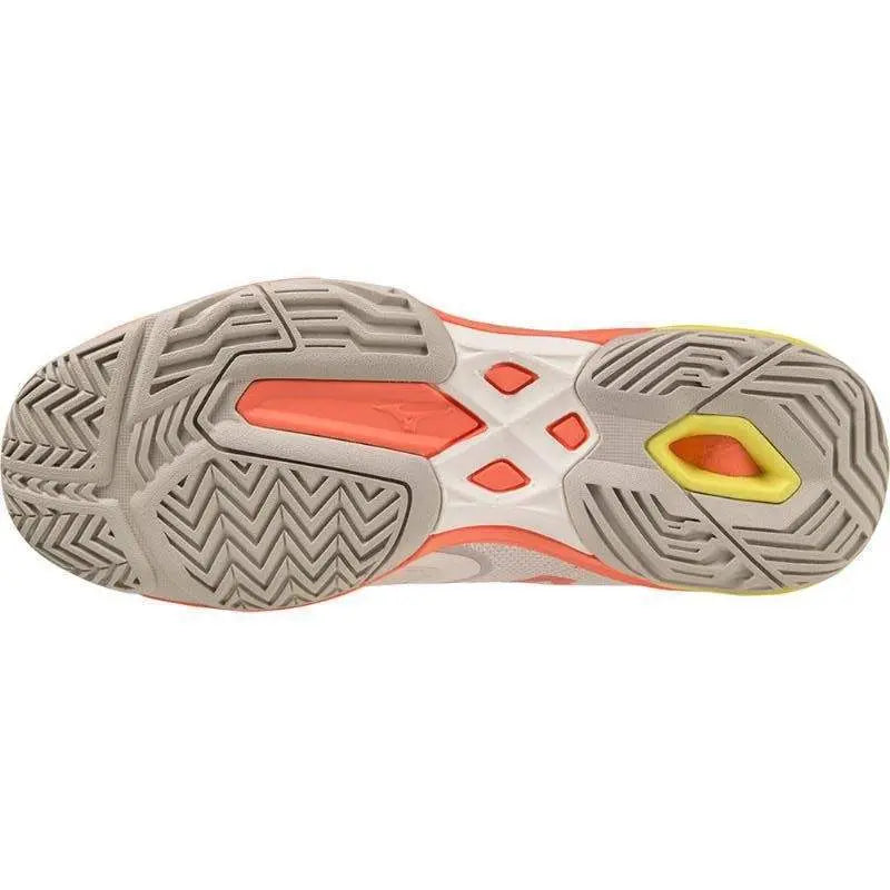 Zapatillas Mizuno Wave Exceed Light 2 AC Blanco Coral Mujer Pádel Elite