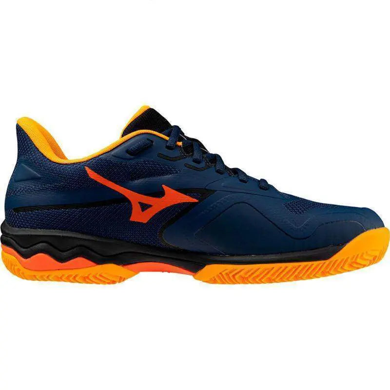 Zapatillas Mizuno Wave Exceed Light 2 Padel Azul Blanco Naranja Pádel Elite