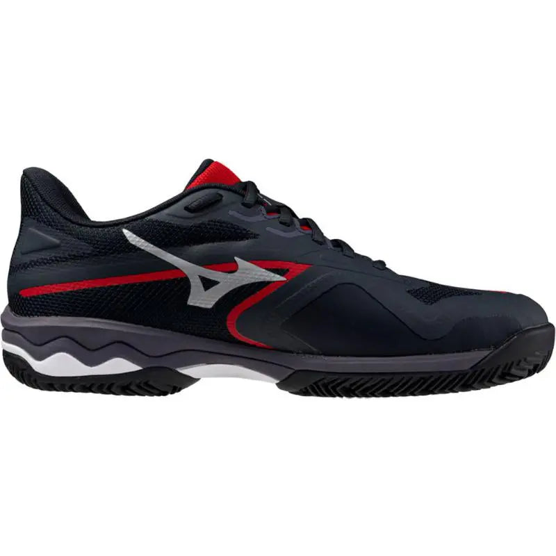 Zapatillas Mizuno Wave Exceed Light 2 Padel Negro Blanco Rojo Pádel Elite