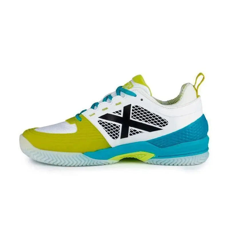 Zapatillas Munich Atomik 34 Blanco Verde Azul Pádel Elite