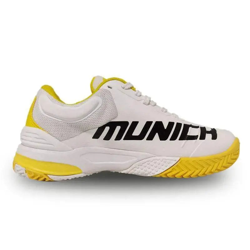 Zapatillas Munich Hydra 124 Blanco Amarillo Pádel Elite